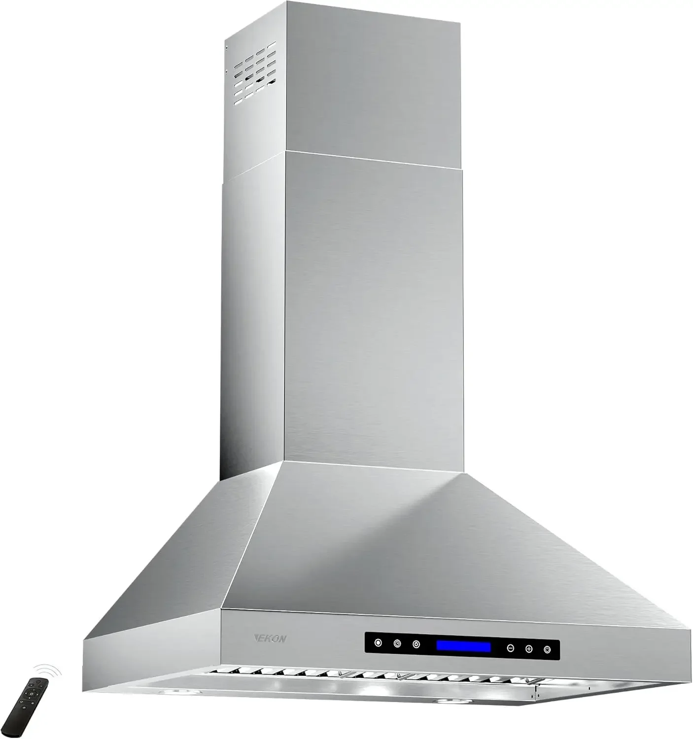 Range Hoods 36 Inch Wall Mount Range Hood Stainless Steel 900 CFM Touch Panel Control With Remote And LCD Display