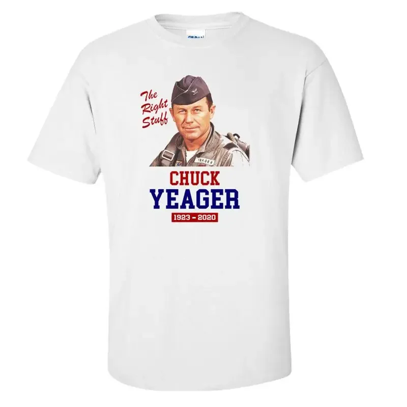 Chuck Yeager The Right Stuff American Hero Tribute T-Shirt