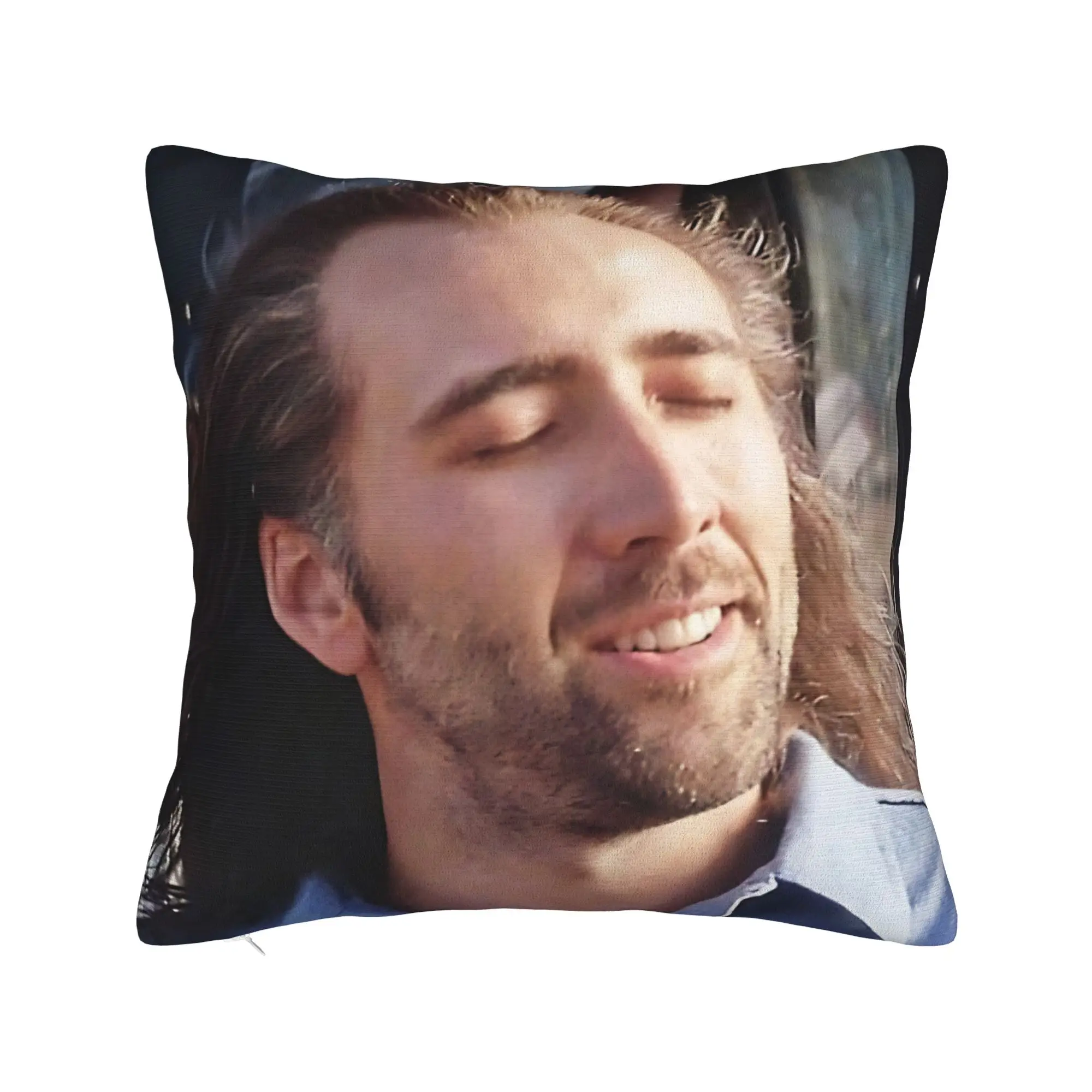 Nicolas Cage  Pillow Case  Comfy Pillow Cover For Office Car Home Decor Vintage Cushion Cover