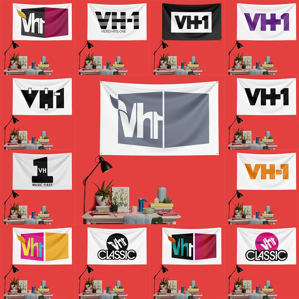 

VH1 Inspired Rock Music Flag 3x5 FT 90x150cm Polyester Decorative Banner Tapestry For Music Fans Bedroom Wall Decoration