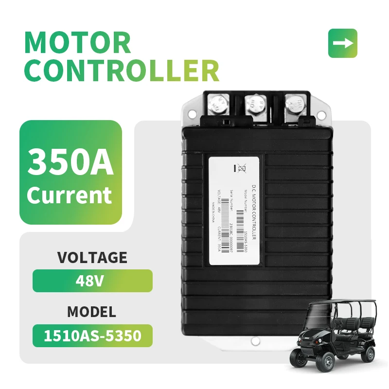 

48V 350A Motor Controller 102806203 for Curtis Club Car DS Precedent (2000-2009) Golf Cart 1510AS-5350