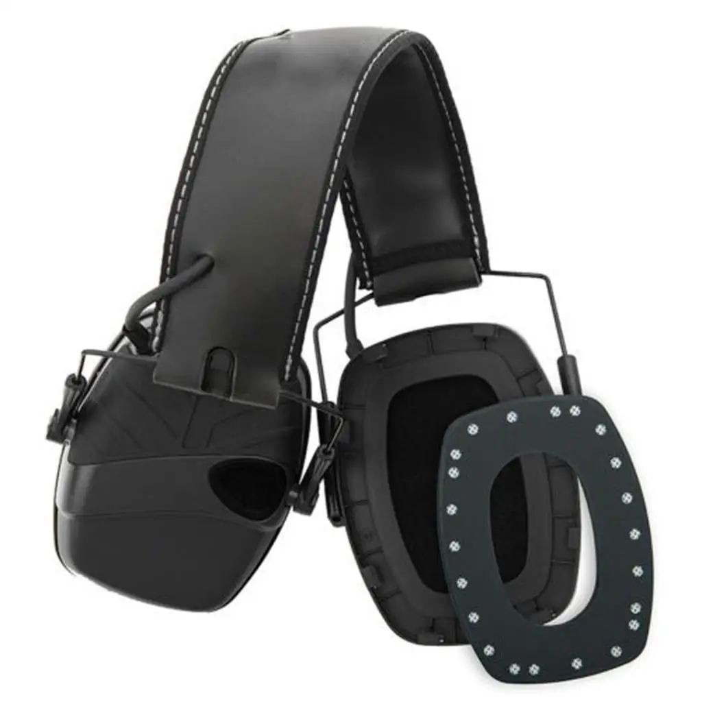 Electronic Earmuff with Noise Reduction Ear Protection Electronic Headphones Hearing Slim Low Profile