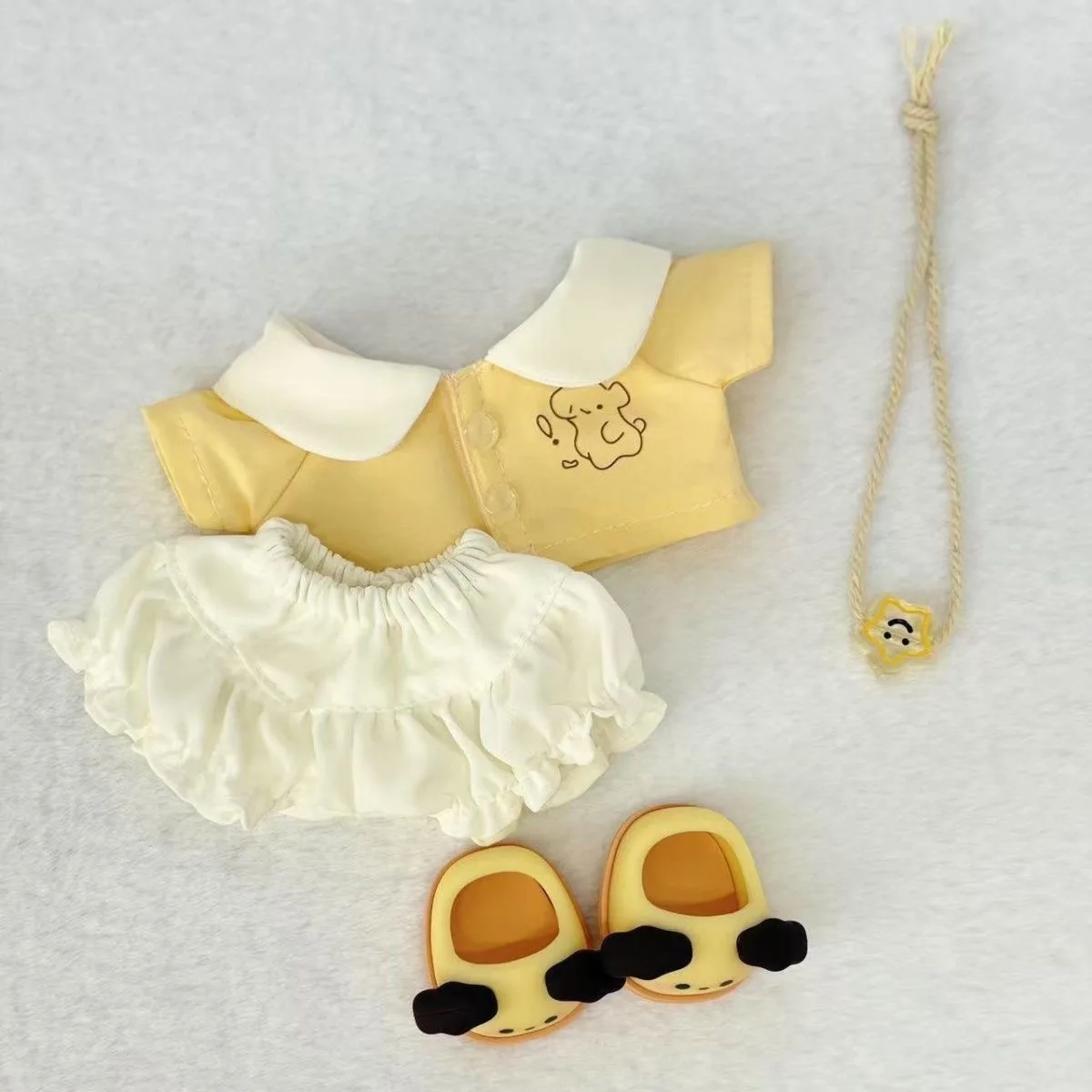 

20cm Cosplay Baby Clothes Cotton New Style Internet Celebrity Doll Cute Clothes Doll Dress Up Doll Set Skirt Gift