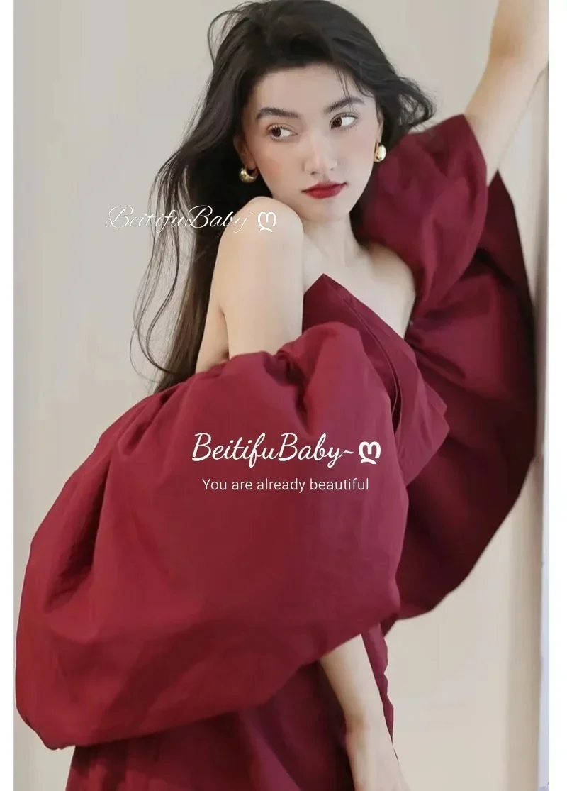 ที่กําหนดเองสไตล์จีนที่ไม่มีสายหนังชุดราตรีสตรี 2024 พร้อมผ้าคลุมไหล่ Elegant Ruched Fishtail กระโปรงพรหมชุด ...