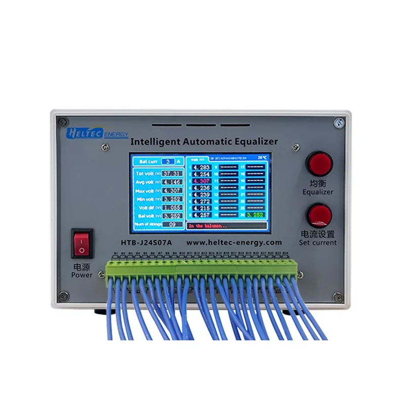 

7A Battery Voltage Balancing Machine 24S Maintenance of Lithium Battery LTO LFP NCM 4.5V Battery Equalizer Balancer