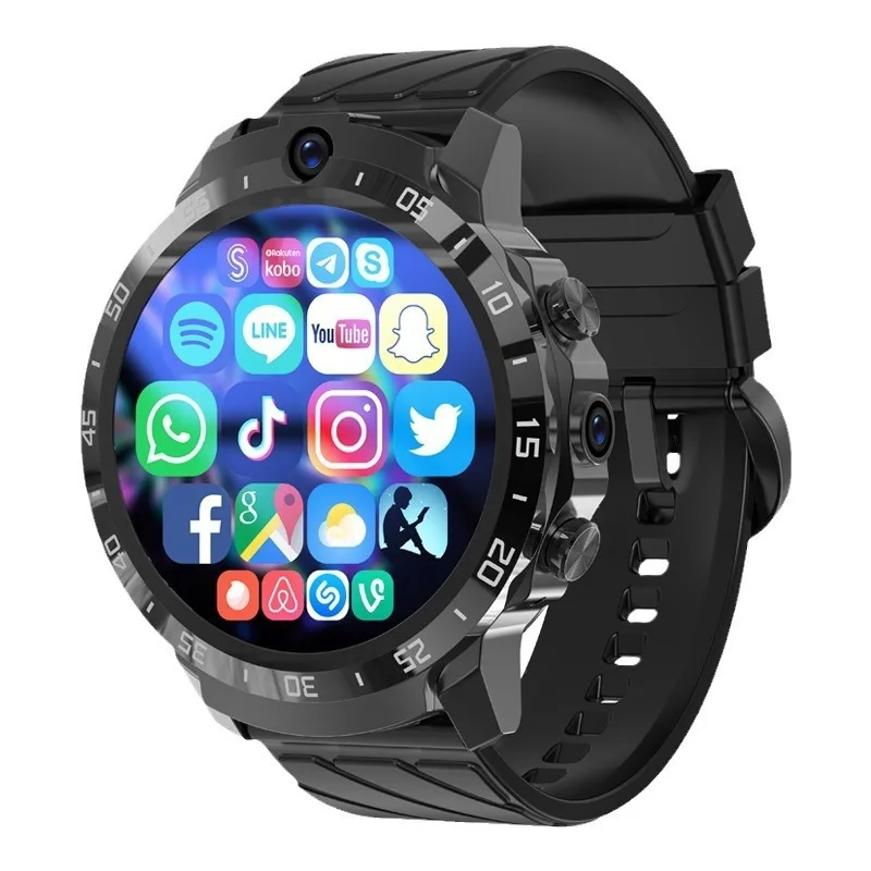 4G Full Netcom Smart Watch 1.6 Inch Touch Camera Music Free Video Chat Heart Rate Monitor WIFI SmartBand Men Women