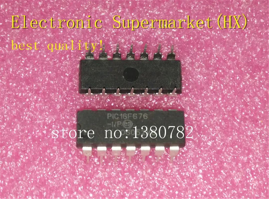 Free Shipping  50pcs/lots  PIC16F676-I/P PIC16F676 PIC16F676-IP DIP-14  New original  IC