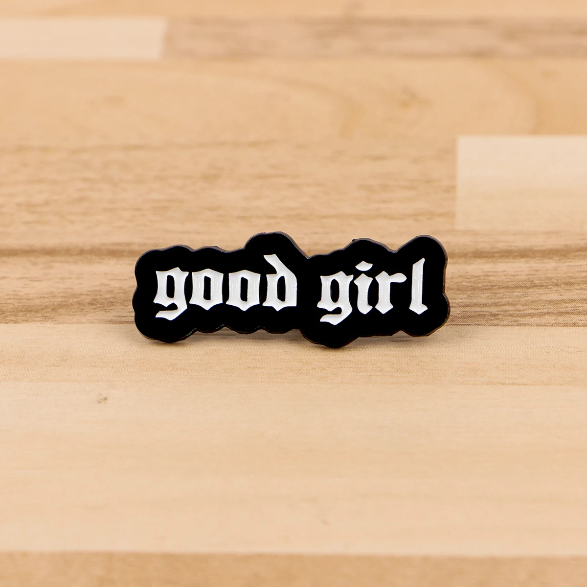 "فتاة جيدة" يقتبس المينا دبوس التلبيب دبابيس لحقائب الظهر مضحك خمر كاسيت بروش للنساء مجوهرات الأزياء اكسسوارات هدايا #2