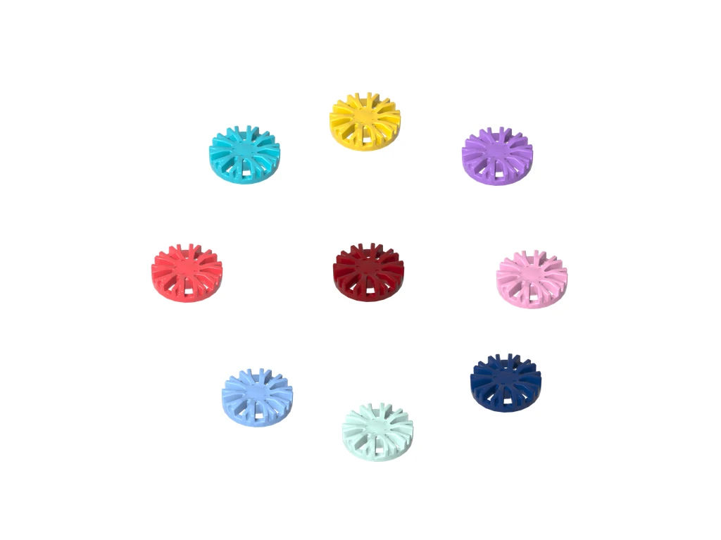 Inventively Wheel‑shell Fixtures Primary Fabrication Amassing Modules Adjuncts 21241 Compatible with LEGO 24308b