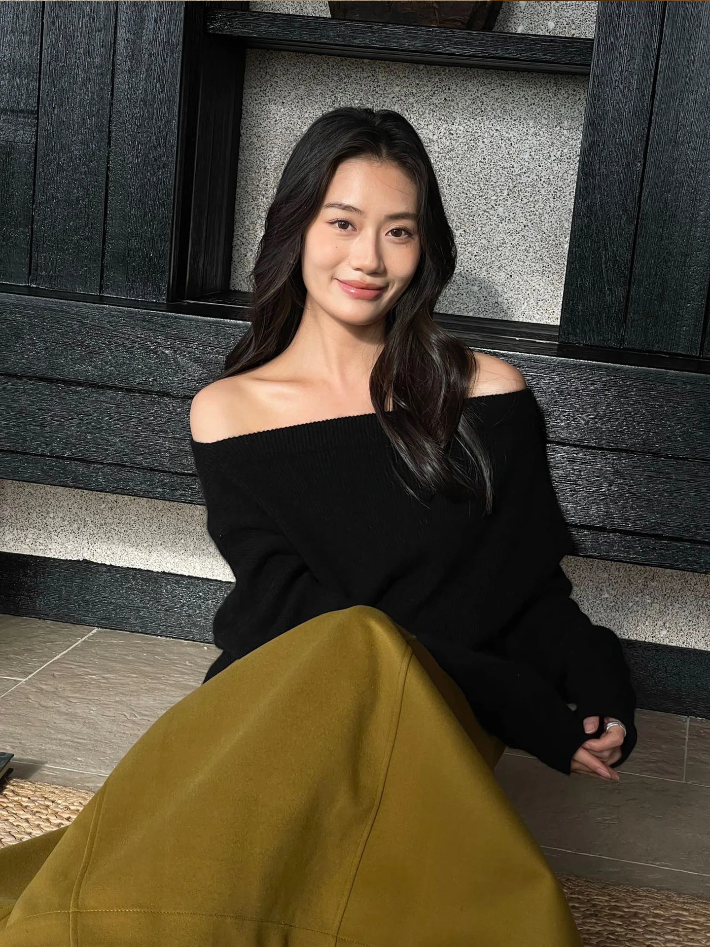 

Шерстяной вязаный свитер Bla-oulder свободного кроя для женщин, модный, для повседневной носки, эксклюзивно онлайн, Зима 2025