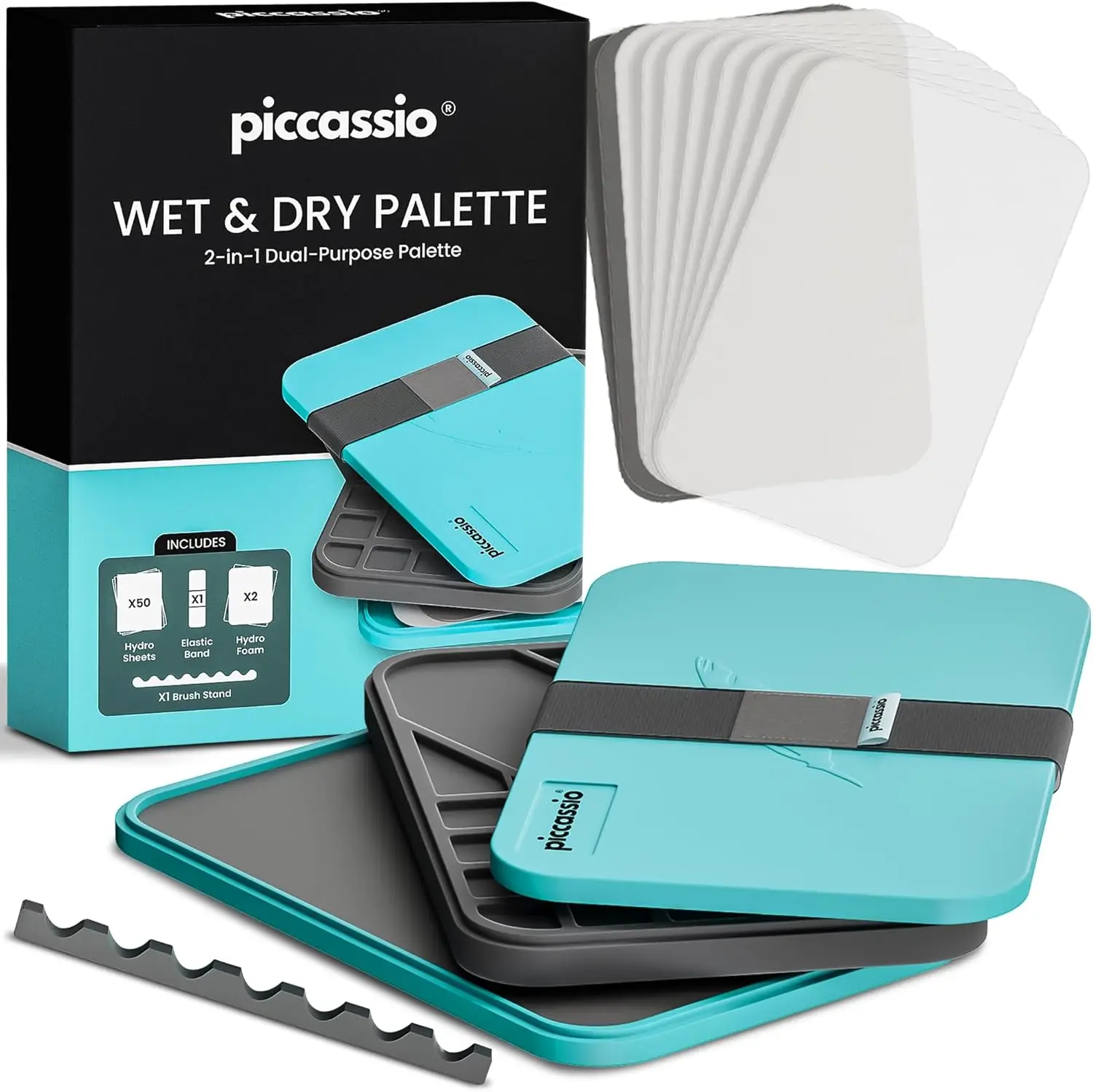 

Stay Wet Palette for Acrylic Painting, Easy to Clean, Sturdy and Durable, Ideal for Painting Miniatures, Warhammer Paint