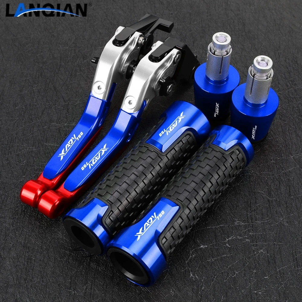 

For Honda XADV750 XADV X-ADV X ADV 750 2024 2025 CNC Motorcycle Folding Extendable Brake Clutch Levers Handlebar grips end Cap