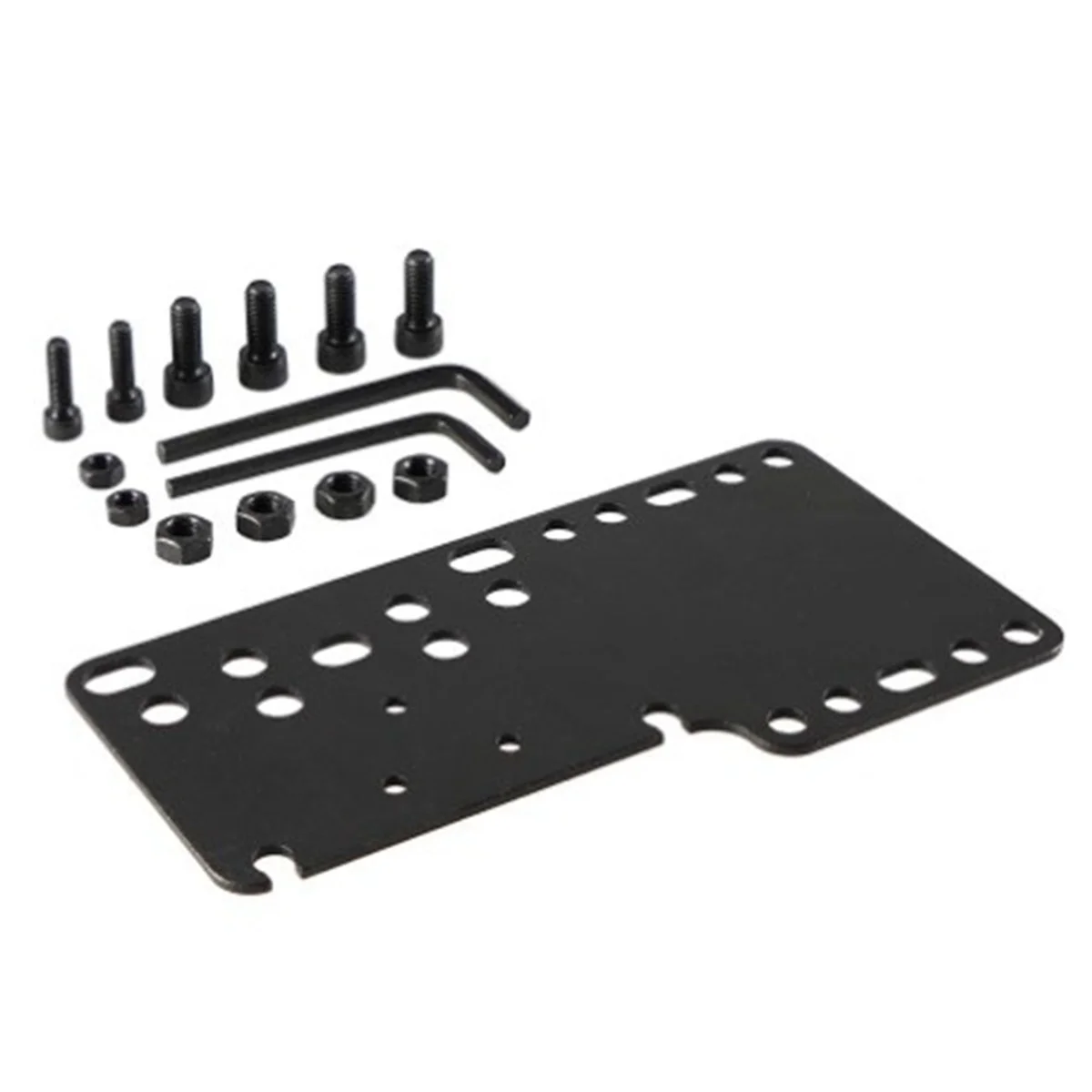 T88C Black Metal SIM Racing Game USB Handbrake Holder Fixed Plate for Hand Brake