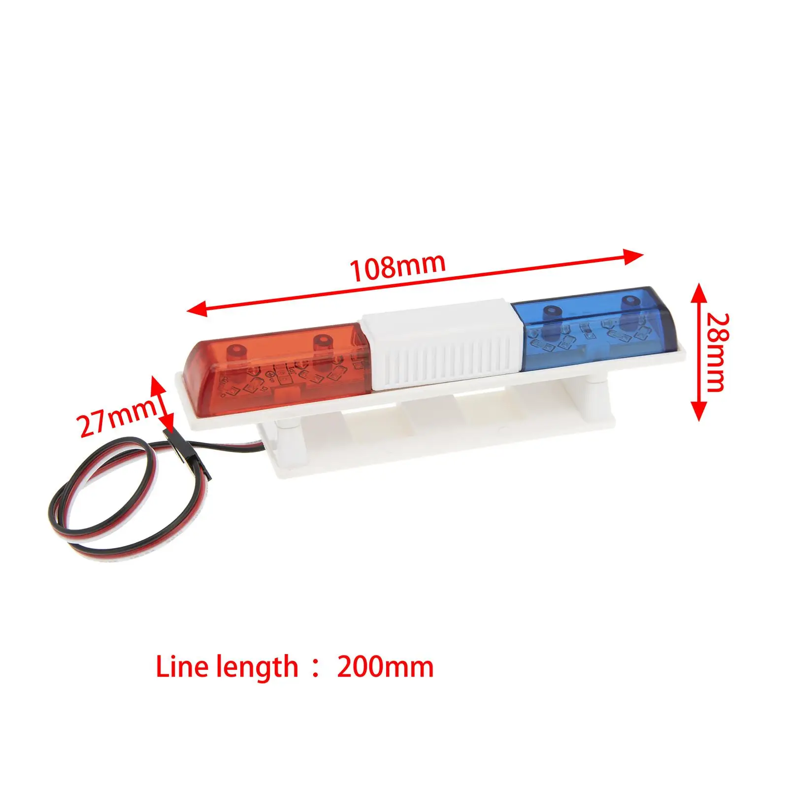 1:10 RC Flash LED-licht Alarmerend licht Model Buggy Trucks Crawler