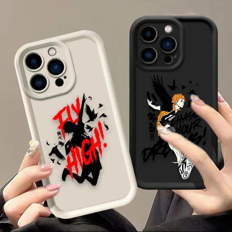 Haikyuu School Volleyball Phone Case For Samsung M23 M51 M54 NOTE 20 A03 A07 A50 A70 A03S A04 A04E A05 A05S A06 A10 A12 Cover