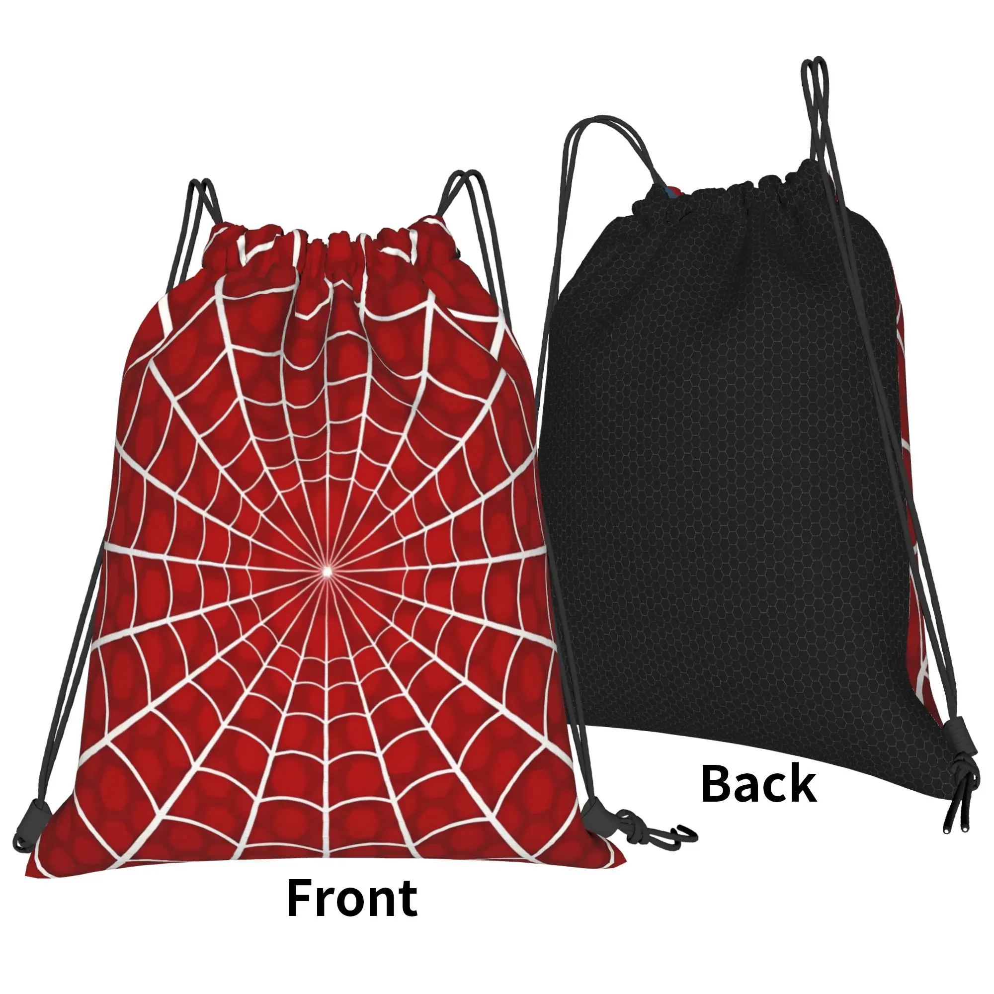 S-Spiders Heroes Drawstring Bag  Large Retro Backpack Sports Travel Sackpack String Bags For Couple