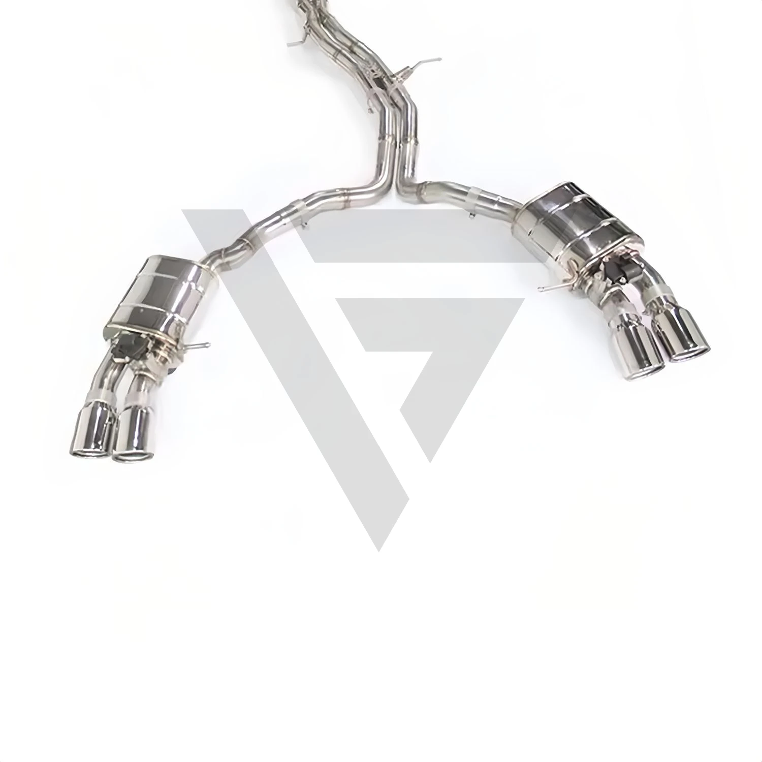 عادم Catback الرياضي ECCF مع أنبوب رنين لأودي S4 S5 B8 B8.5 ترقية أداء صوت العادم العدواني