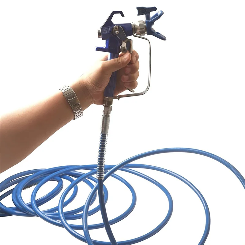 

Paint Sprayer Hose 25FT Double Layer Braided Wire High Pressure Airless Upgraded 8500 PSI Paint Sprayer Tube 1/4"
