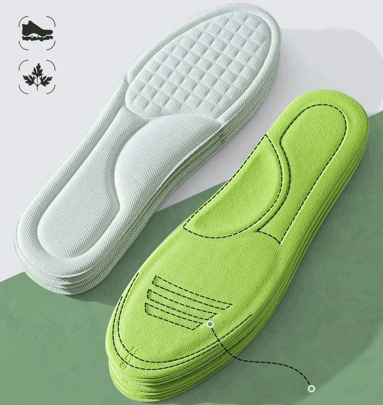 2/12pcs Memory Foam Nano Insoles Unisex Soft Sweat-Absorbing Shoe Sole Insert Paddings Women Men Orthopedic Sports Cushion