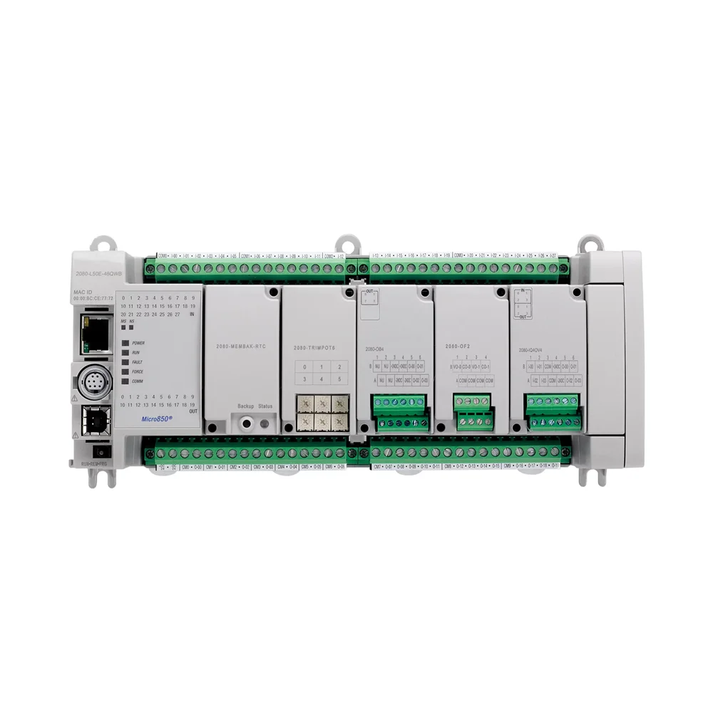 Controller Ethernet per Automazione Industriale: Recensione e Valutazione del Modello Micro850 2080-L50E-48QWB