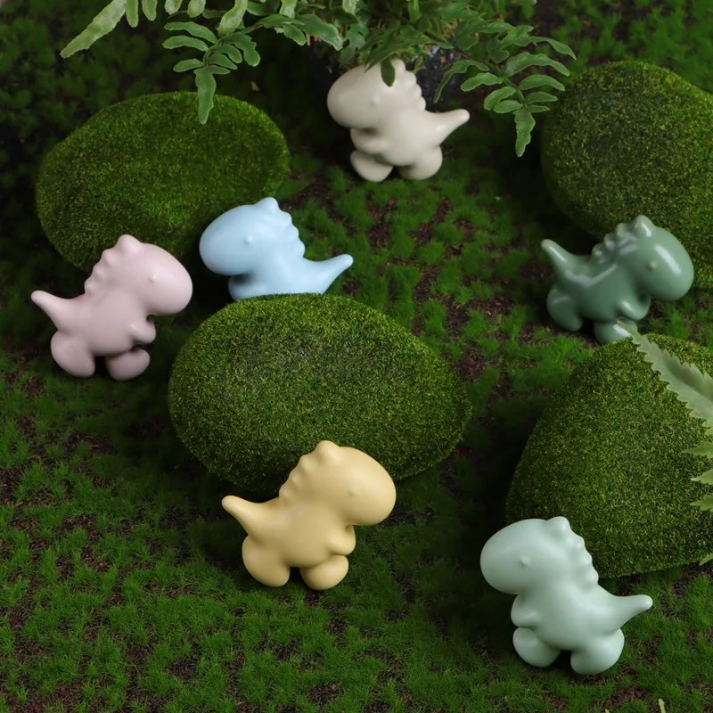 Dinosaur handle children's room wardrobe door cabinet drawer cartoon handle ceramics