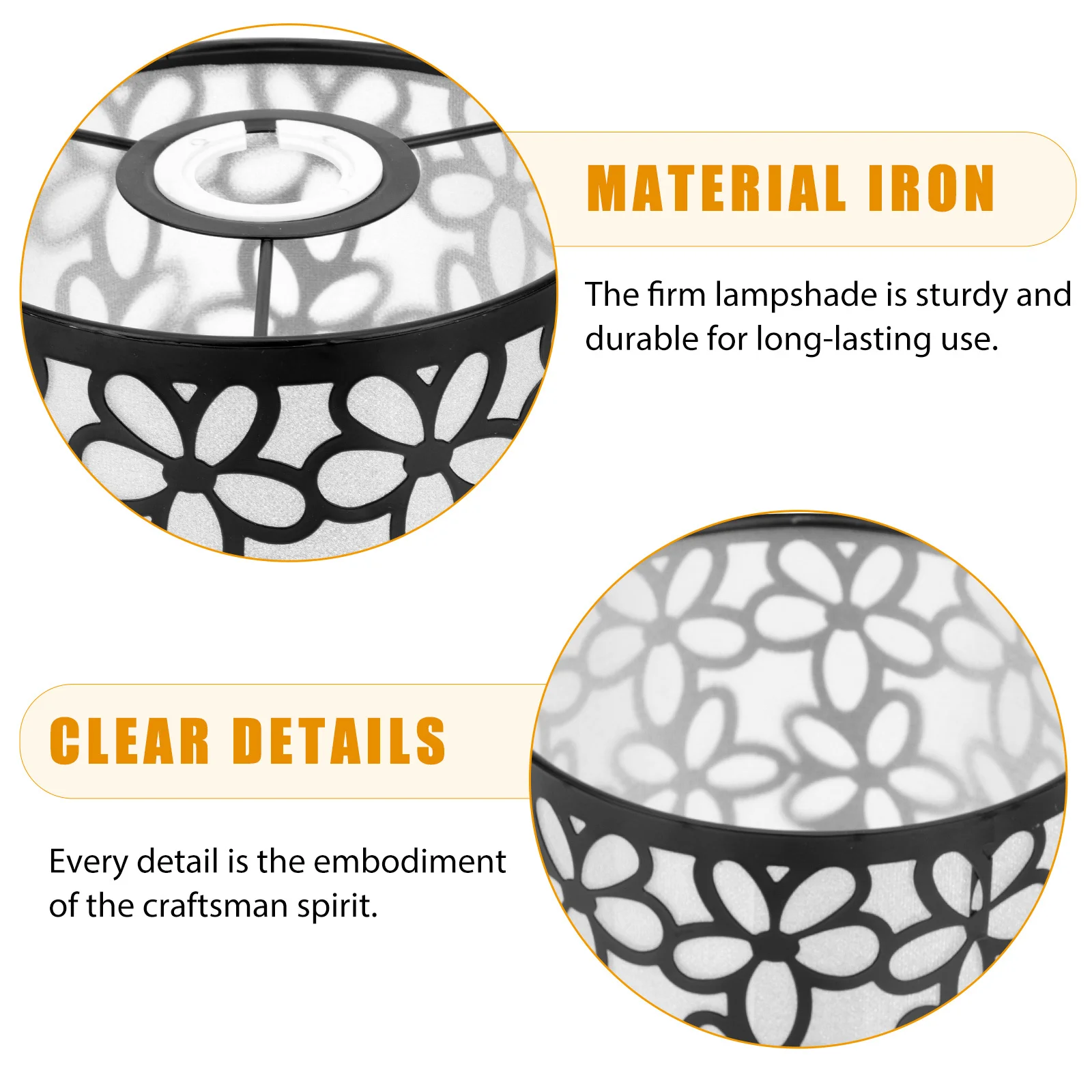 Ferro floral oco abajur design estável quarto candeeiro de mesa capa decorativa oco acessório luz oco abajur redondo