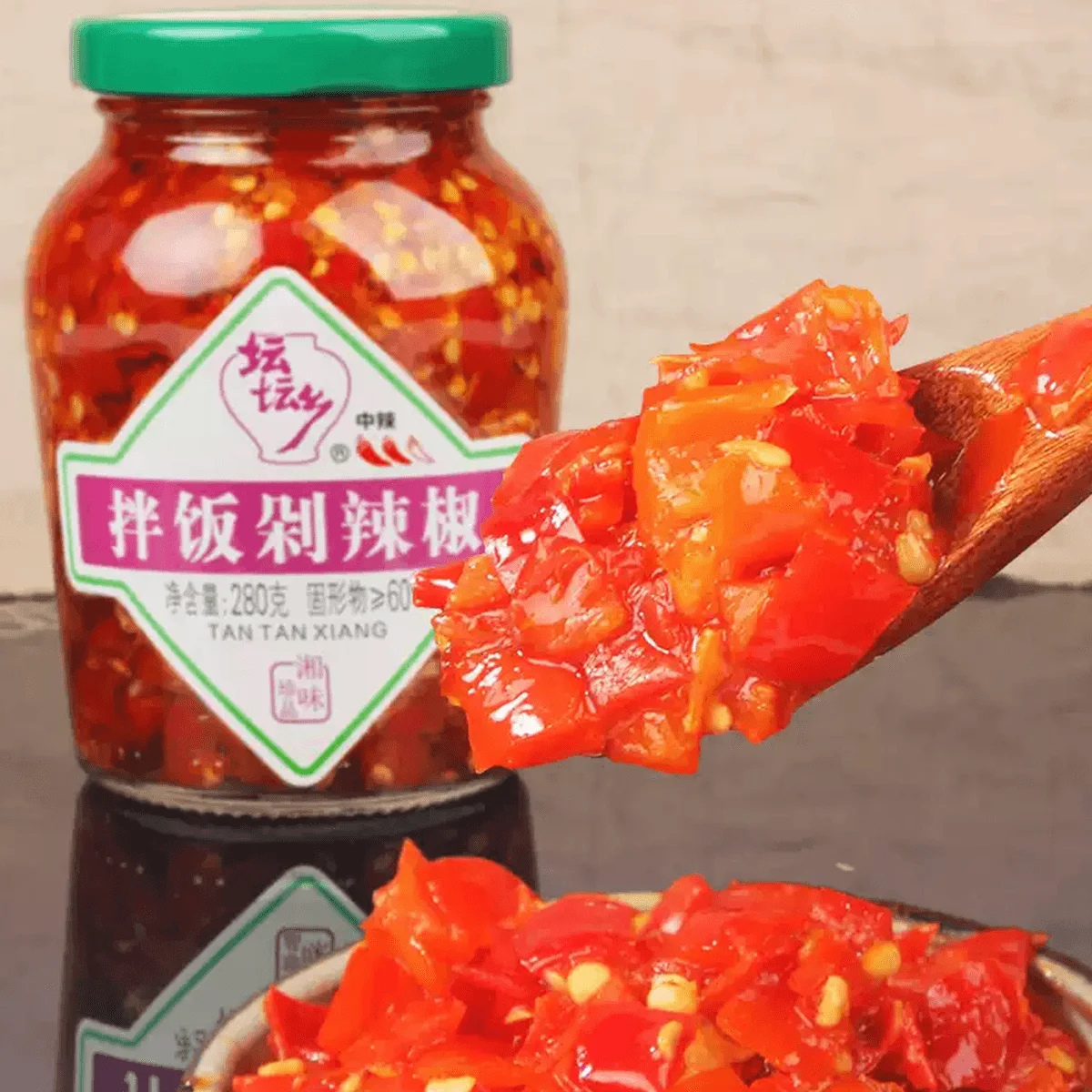 [6แพ็ค] แทนทานเซียง น้ําพริกสับ 9.8 ออนซ์*6แพ็ค