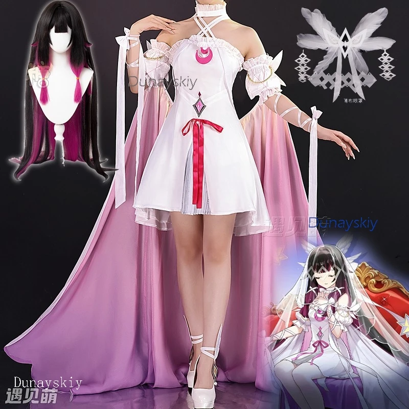 فستان كولومبينا التأثيري للرجال والنساء من الرسوم المتحركة Genshin Impact FES 2026 فستان كولومبينا التأثيري فستان القمر البكر الدمسيليت #1