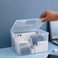 1PC Multi Functional Storage Box, Mask, Medicine Storage Box, Cosmetics Storage Box, Data Cable Storage Box, Desktop Organizer