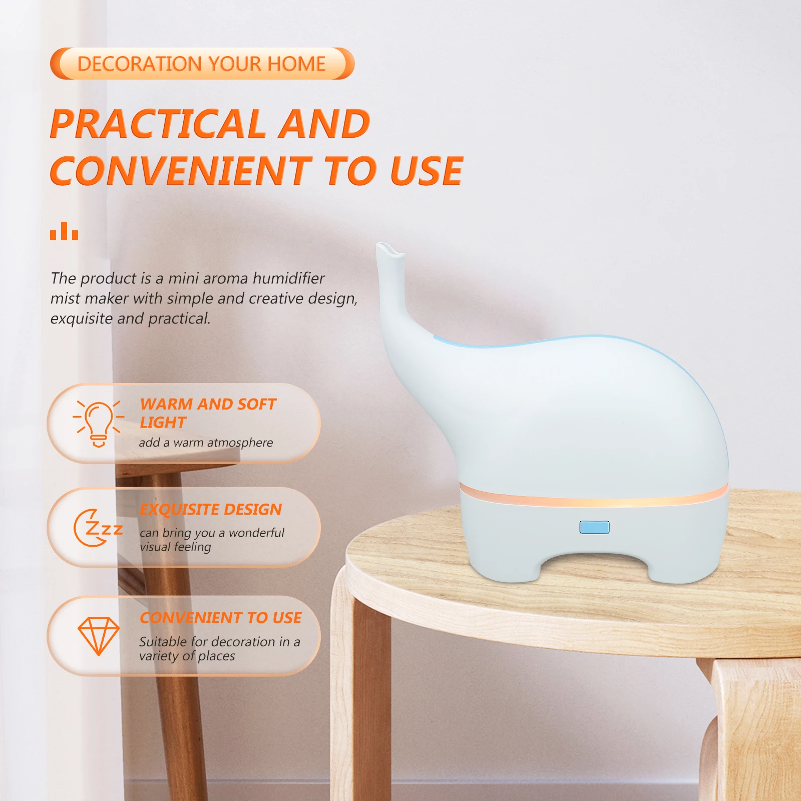 

Диффузор аромата, портативный увлажнитель, увлажнитель воздуха, портативный эфирное масло, спа, спа, офис, ночник, использование