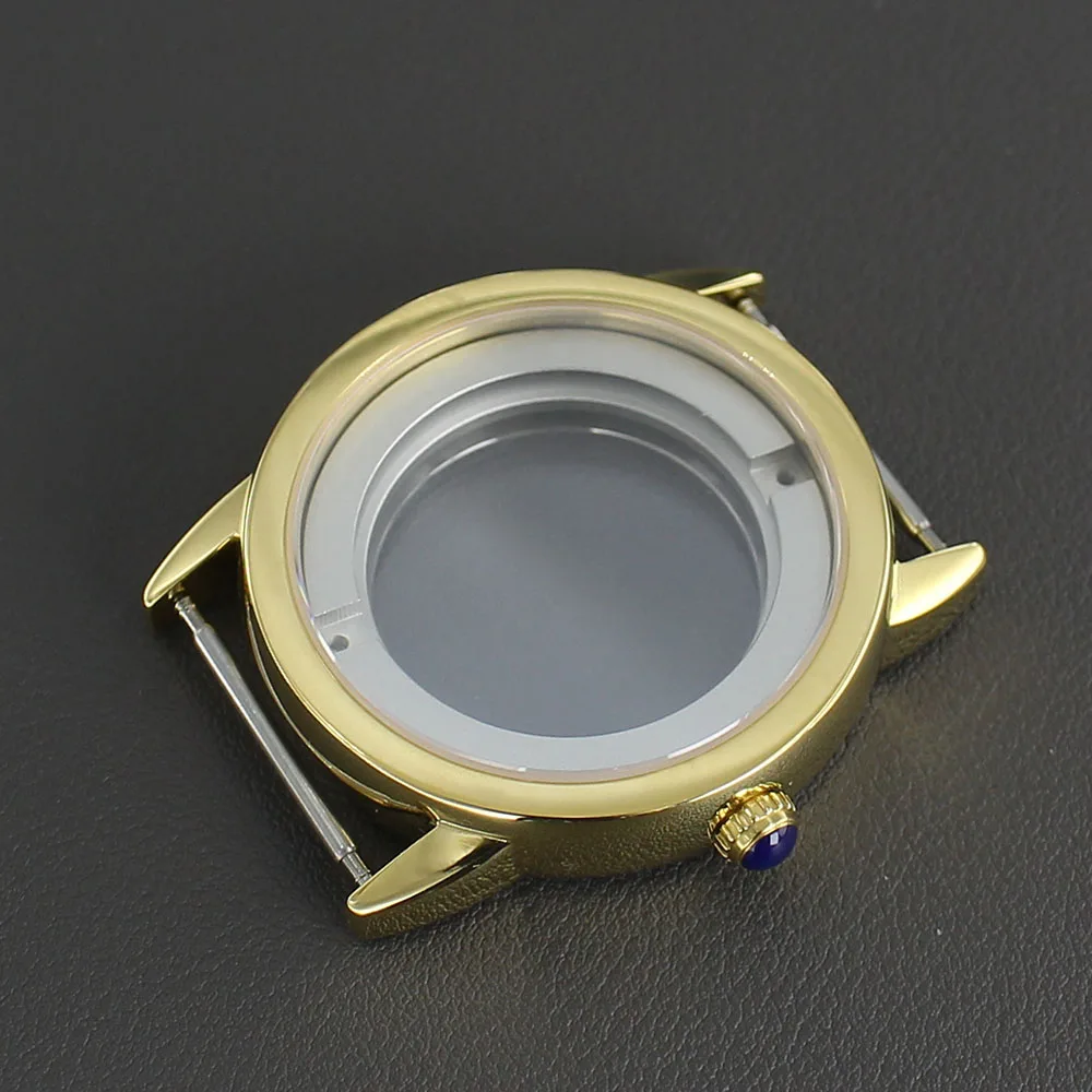 Roségold 42mm Uhrengehäuse Edelstahl Uhrenzubehör für ETA 2824 PT5000 Uhrwerk 34,5mm Zifferblatt Saphirglas – Detail 11