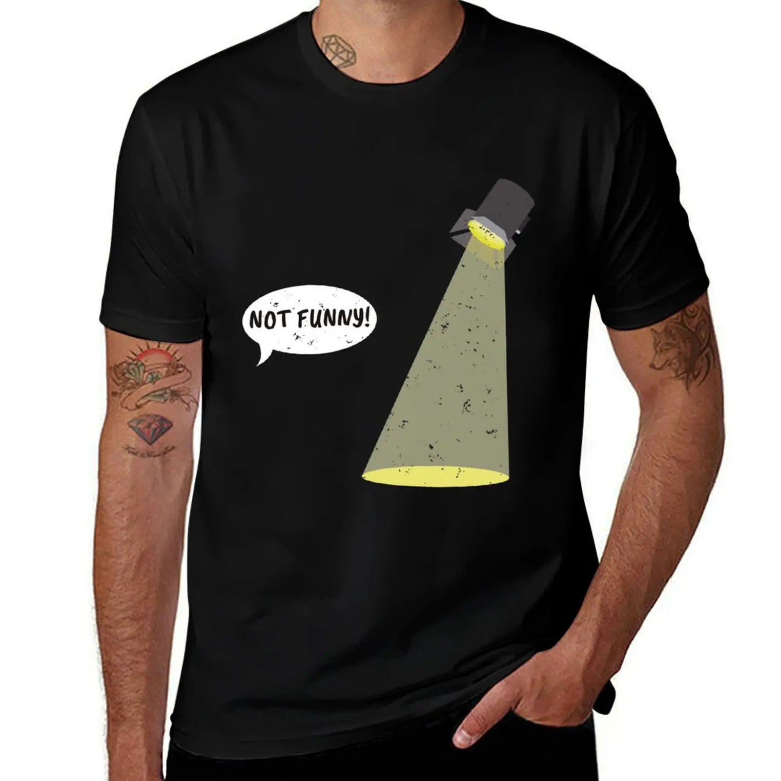 Lighting Technician Stage Manager Stage Lighting Designer Gift T-Shirt Gym Exercise Short Sleeve T-Shirt