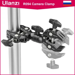 Ulanzi Super Clamp magiczne ramię z gwintem 1/4 3/8 wielofunkcyjny zacisk głowicy kulowej do lampy błyskowej Canon Nikon Sony Speedlight