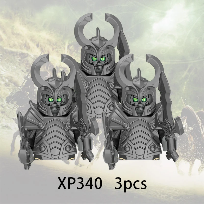 3 stücke Herr Ringe Elfen Orcs Armee Zwerg Rohan Mini Action Spielzeug Figuren Bausteine Montage Spielzeug für Kinder Geburtstag geschenk