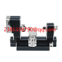 High Power 60W Powerful Mini Metal DIY Rotating Lathe Machine Tools with Base 12000 rpm for Wood Soft Metals Plexiglass Plastic