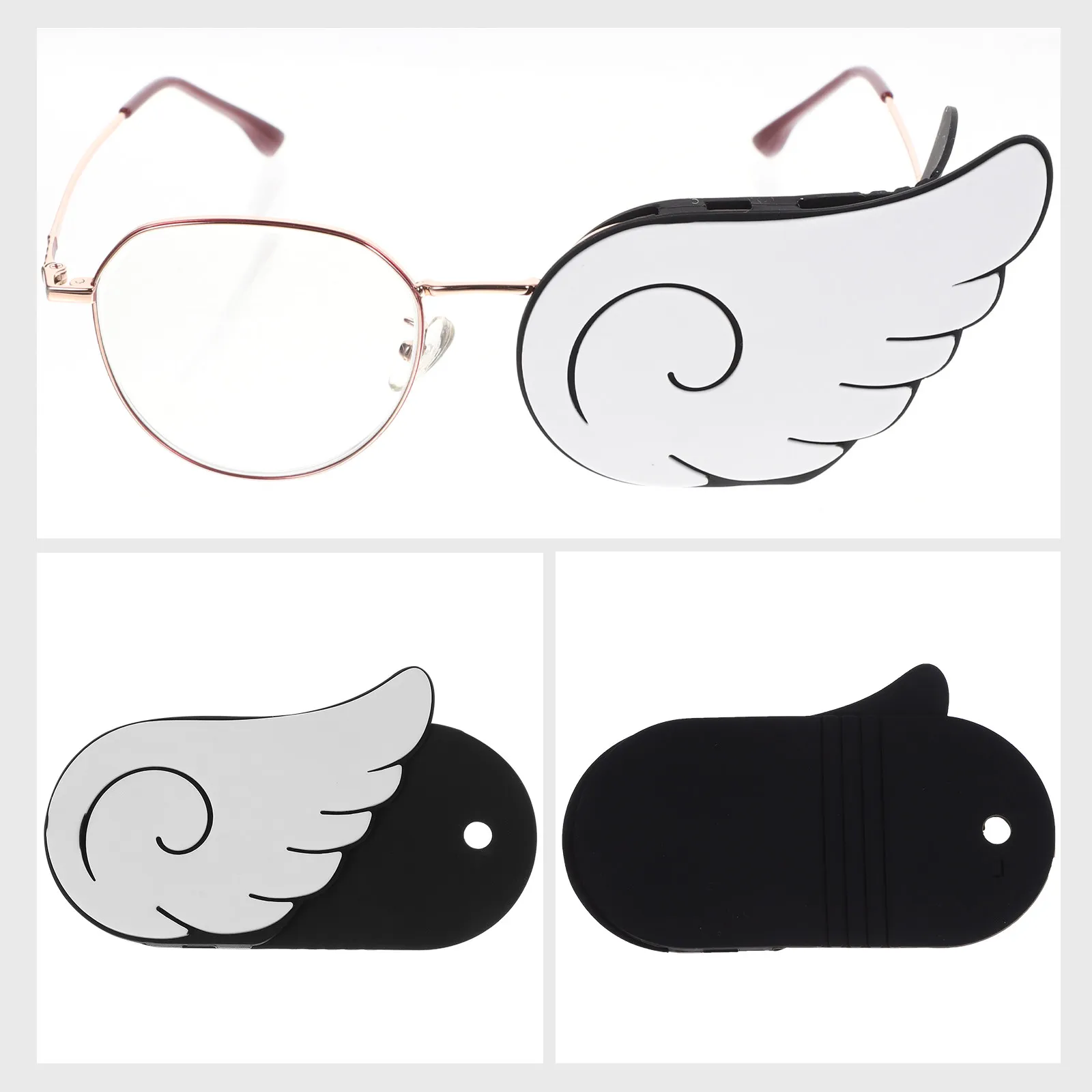 

2Pcs Eye Patch for Amblyopia Treatment Single Eye Cover with Soft Fabric for Strabismus Correction Light Blocking Recovery