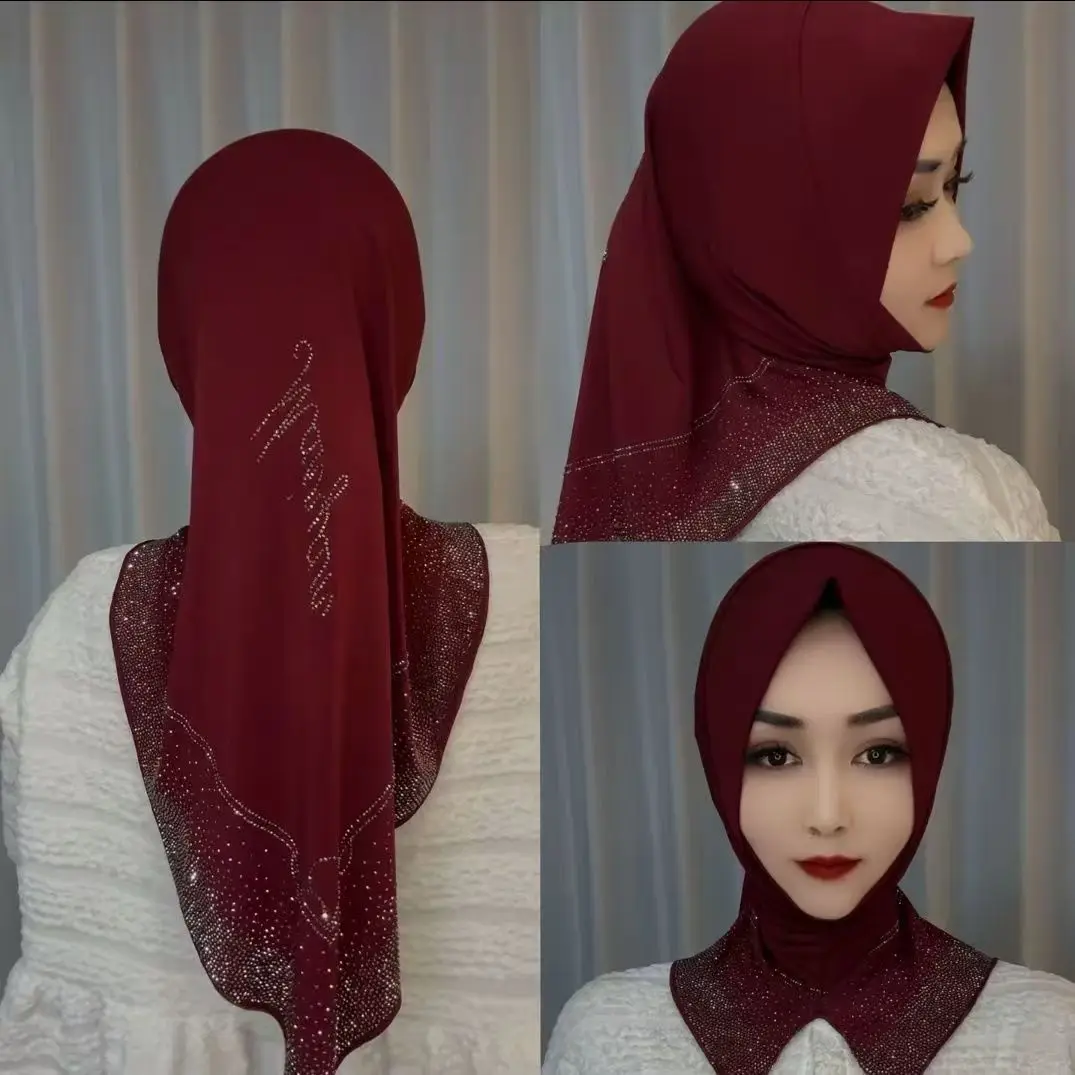 

Бесплатная доставка, хиджаб, мусульманская женская шаль, головной платок, роскошный шифоновый шарф с кисточками, Малайзия Куфи, ислам, летний тонкий тюрбан 05435