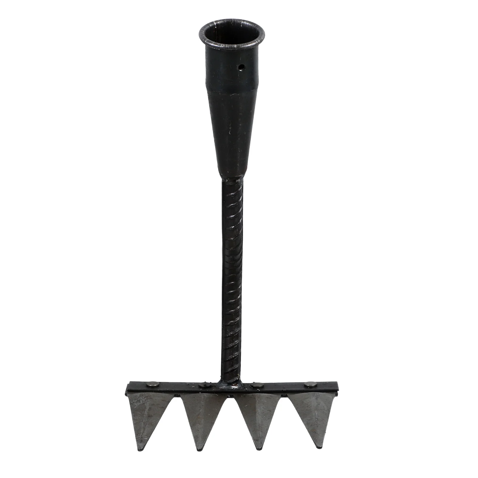 

Heavy Duty Multifunction Agricultural Rake Carbon Steel Durable Soil Leveling Weeding Gardening Tool Handle Compatible