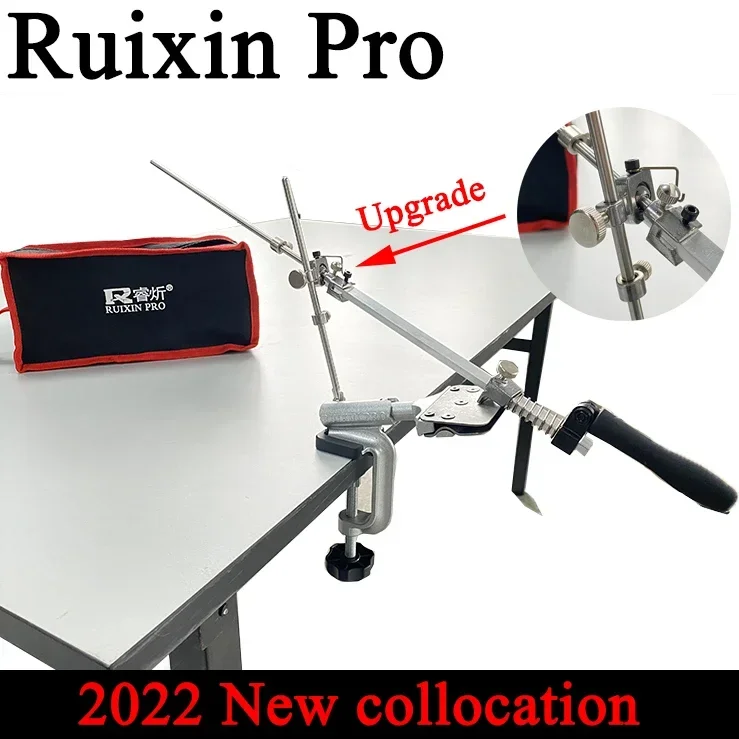 RUIXIN Pro 009 Metal Material Knife Sharpener Sharpening System Stone with Stones Grinder Diamond Whetstone Fixed Angle Apex Set