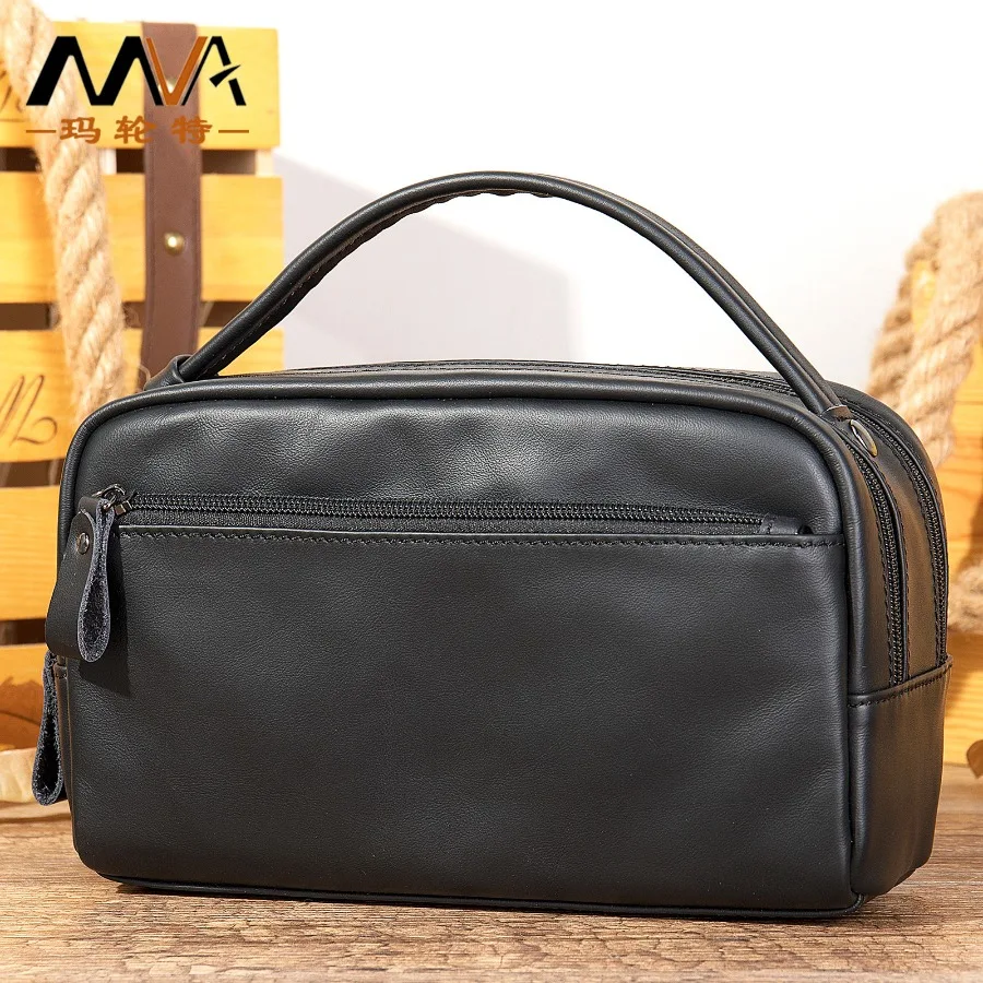 

【New style】Men's genuine leather clutch bag business cowhide clutch men's high-end soft leather clutch bag high-end large-capac