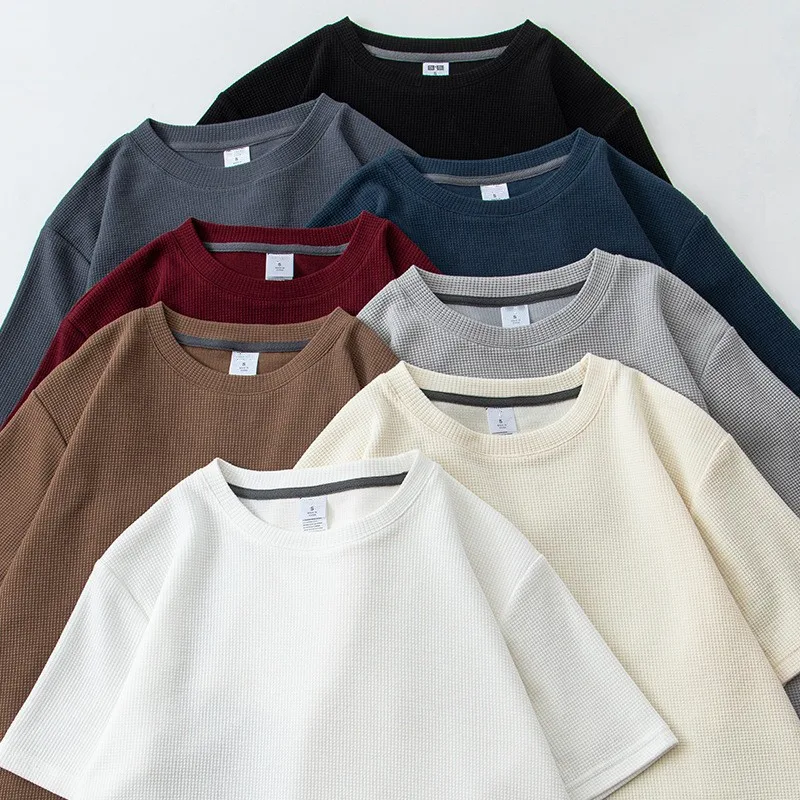 Loose Casual ort Sve round Ne T-irt ex Summer Japanese Sle  Color f Sve Top Tagkita Brand