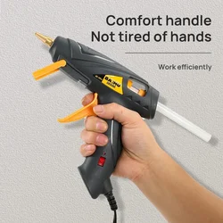 100W Hot Melt Glue Gun 7mm Glue Sticks Industrial Guns Heat Temperature Thermo Electric Repair Tool DIY Electrothermal Glue Gun