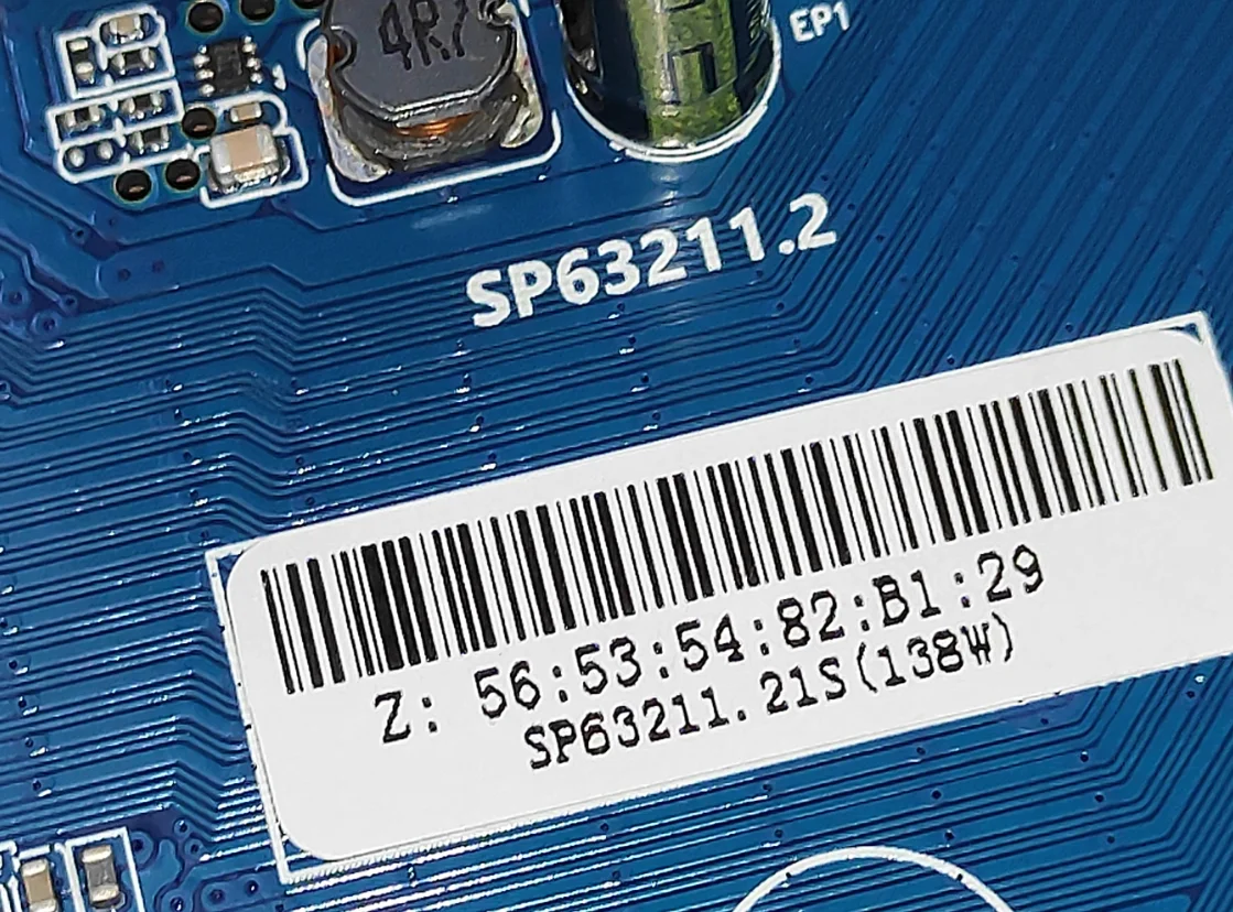 SP63211.21S 138W SP63211.2 4K ネットワーク WiFi TV マザーボード、よくテスト済み、138W の物理写真