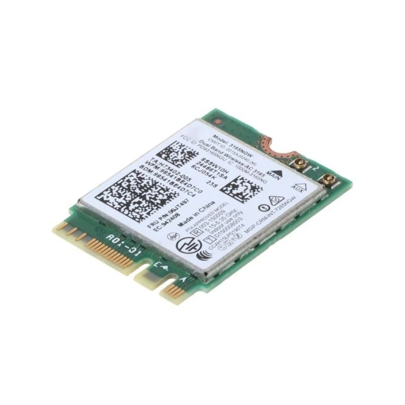 090F 무선 -AC 네트워크 카드 2.4G/ 3165NGW Wi-Fi 카드 BT 호환