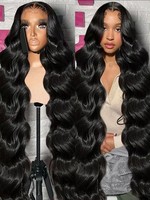 Melodie 250% HD 13x6 Lace Front Human Hair Wigs 40 Inches Transparent Body Wave 5x5 Closure Brazilian Remy 13x4 Lace Frontal Wig