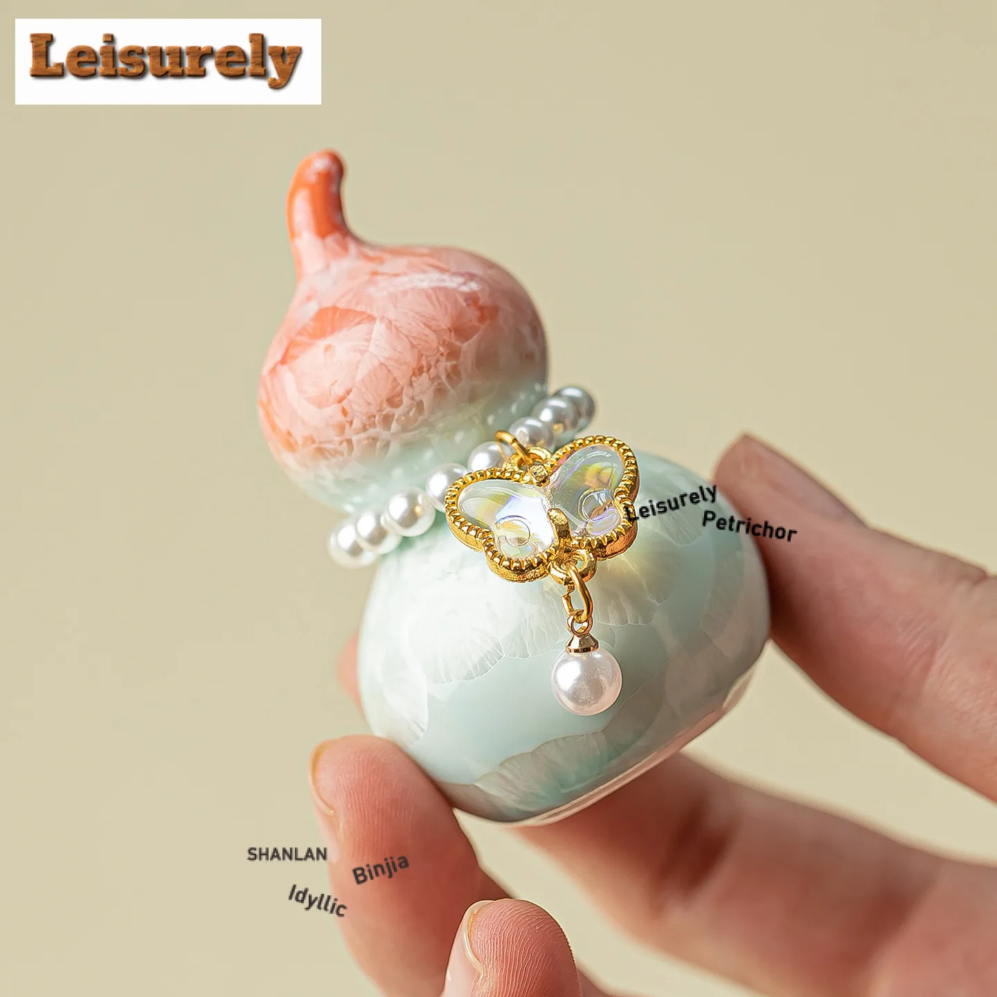 

Креативная хрустальная глазурь, градиентная рампа, маленькая тыква, чайный питомец, традиционные изысканные миниатюры, фигурка чая, игровые игрушки, чайные украшения