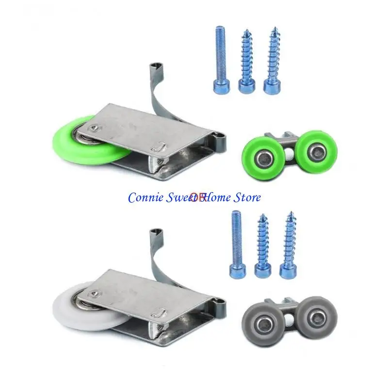 LXAF Thickening Stainless Steel Wardrobe Sliding Door Roller Pulley Silence
