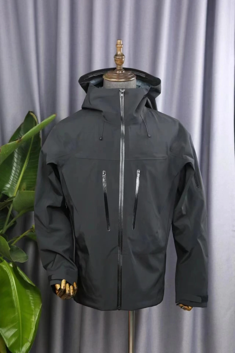 ARC SV bordado pájaro Logo tres capas hombres mujeres Camping abrigo al aire libre impermeable rompevientos senderismo esquí chaquetas Unisex