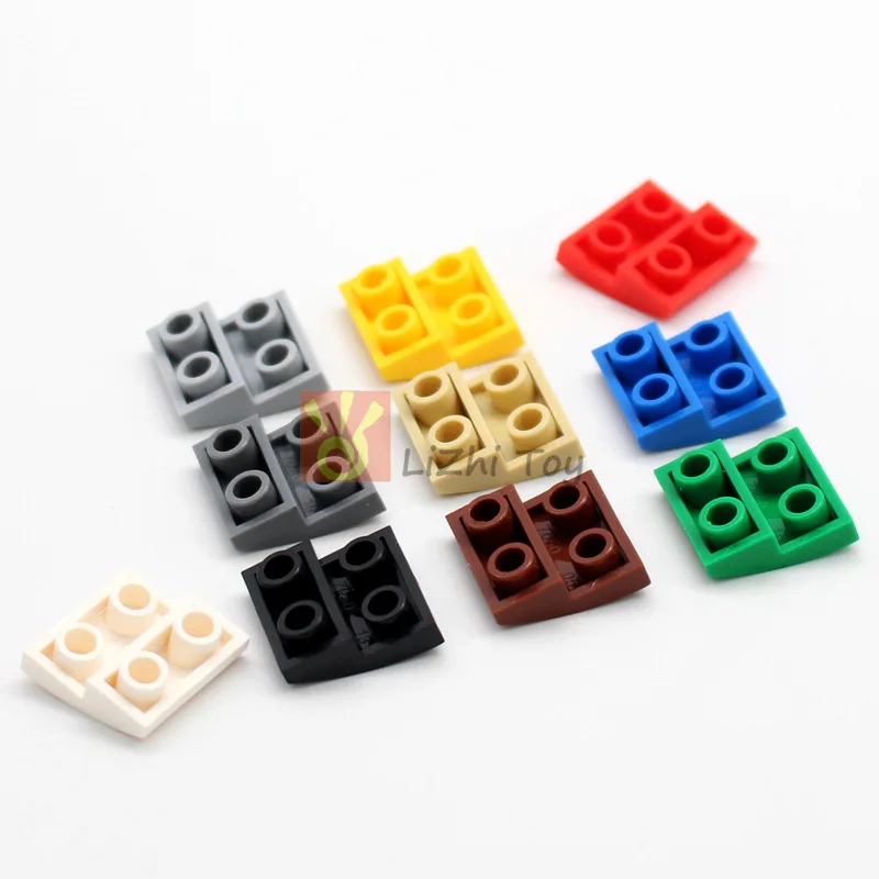 50pcs MOC Bricks 32803 Slope Curved 2x2x2/3 Inverted DIY Educational Building Bricks Toys Compatible with Assembles Particles