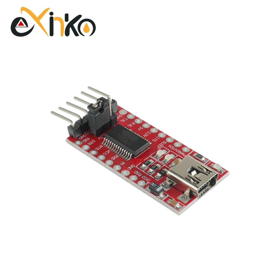 1-10 piezas módulo adaptador FT232RL FTDI USB 3.3V 5.5V a TTL para Arduino, FT232 Pro Mini, USB a TTL 232 2